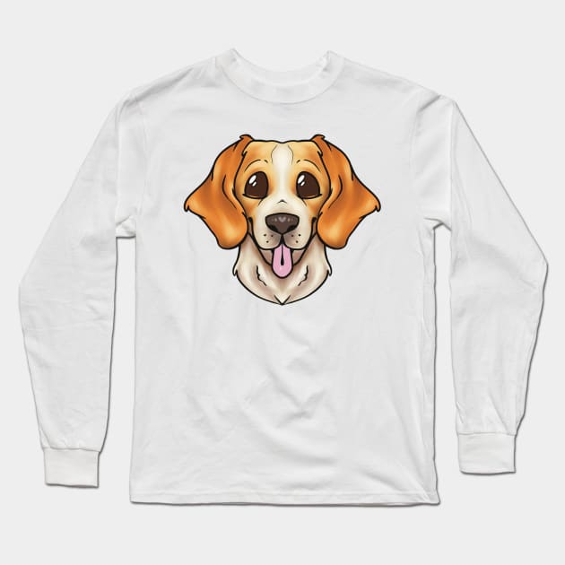 Beagle Dog Long Sleeve T-Shirt by BMAB2003